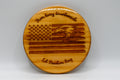 Let Freedom Ring – Laser Engraved Wood Coaster