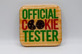 Official Cookie Tester – Laser Engraved Wood Coaster