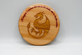 Dragon's Wisdom – Laser Engraved Wood Coaster