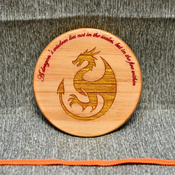 Wood Coaster - Dragon's Wisdom