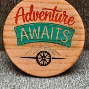 Wood Coaster - Adventure Awaits