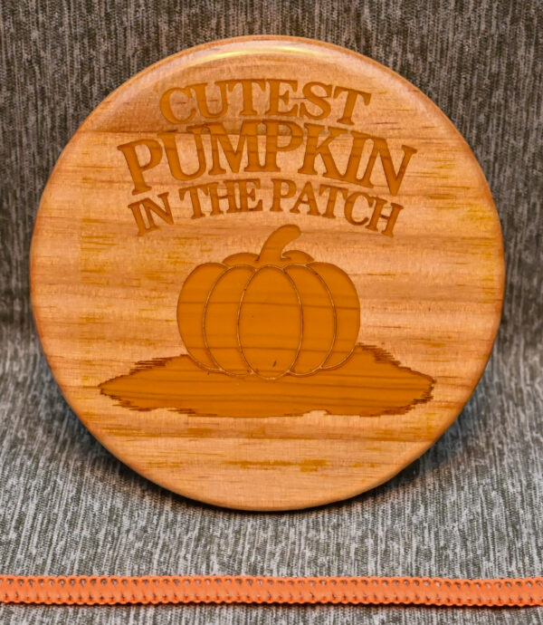 Wood Coaster - Cutest Pumpkin in the Patch